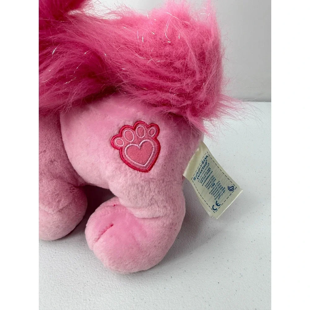 Build-A-Bear Disney Princess Palace Pets Treasure Ariel's Kitty Pink Plush 11